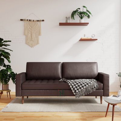 Sofa văng da brown PH.SV06