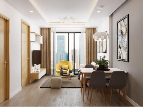Thiết kế không gian nội thất chung cư siêu sang, siêu tiết kiệm diện tích